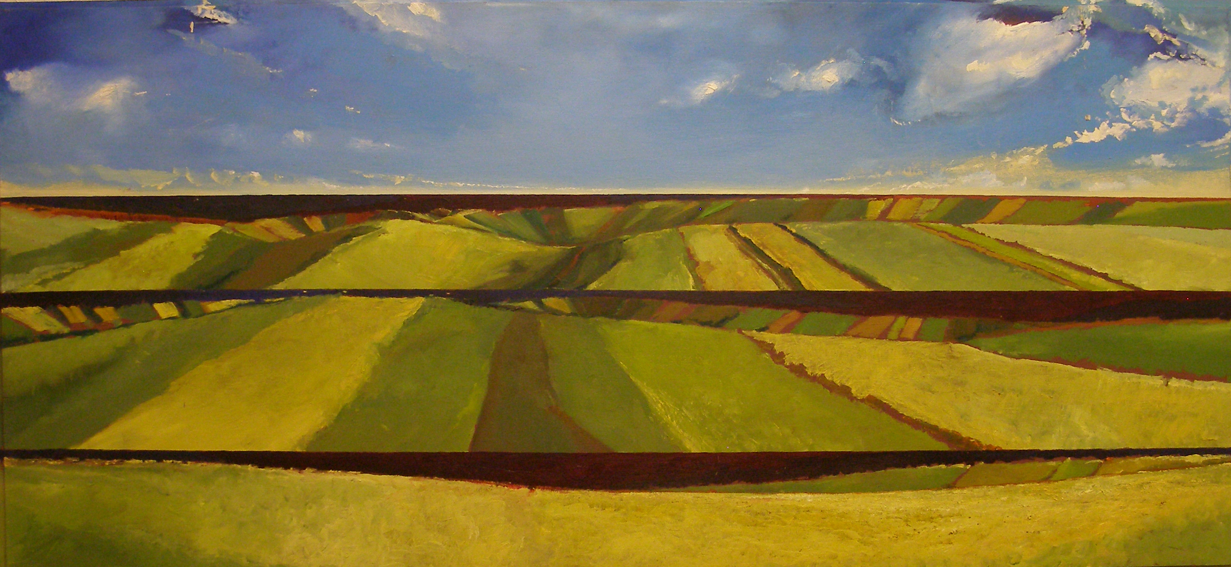 Title 7 | Oil on cartboard