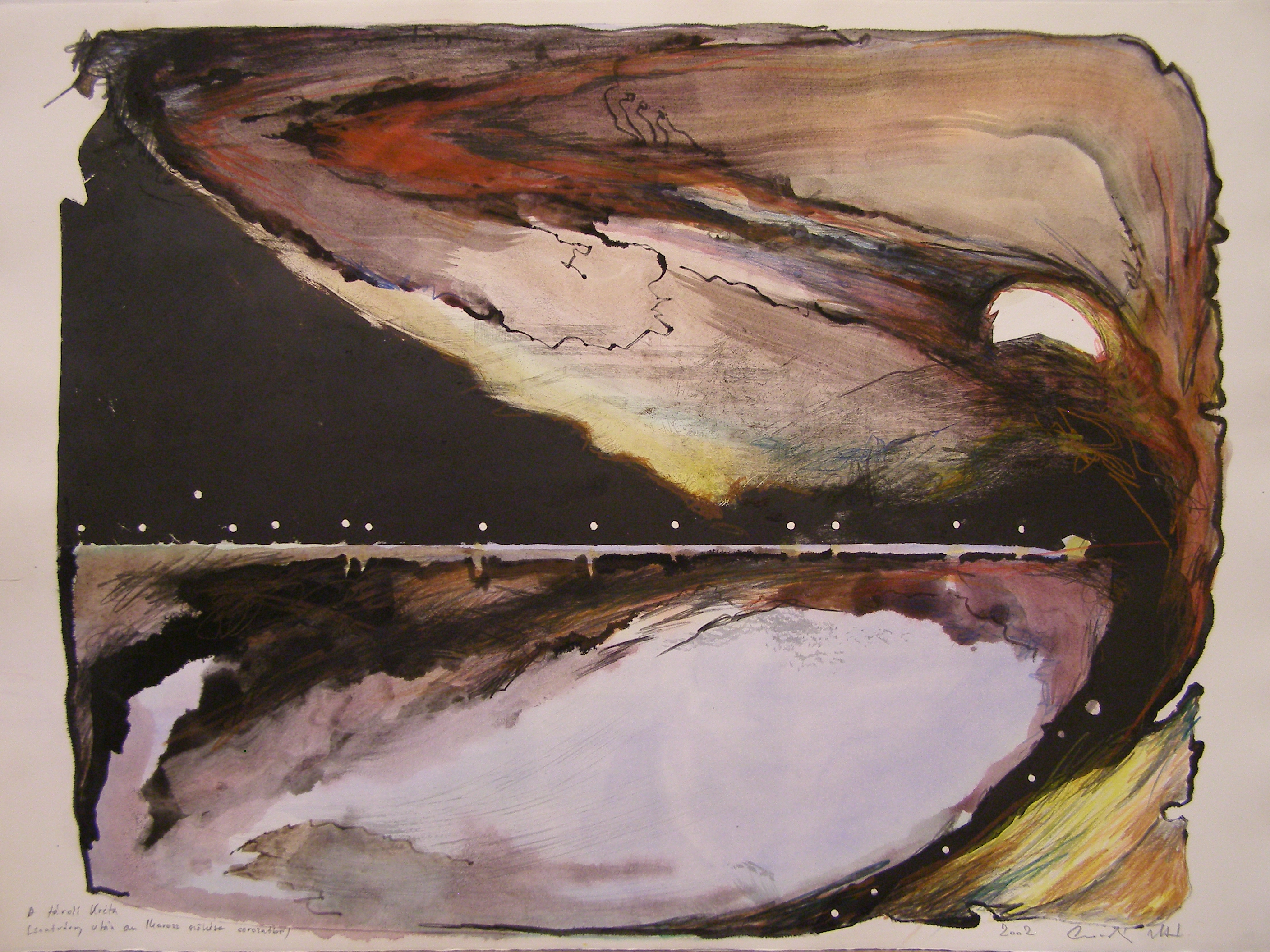 Title 4 | Oil on cartboard